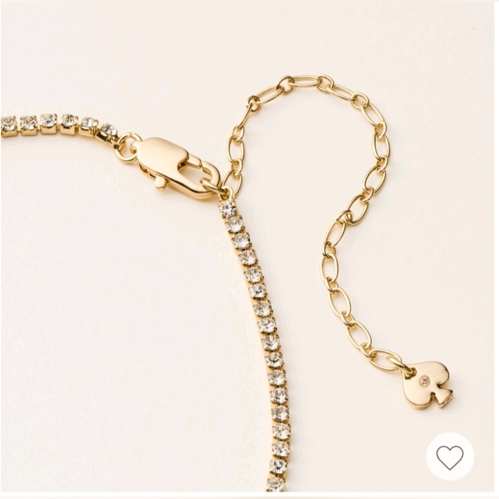 Kate Spade X Target French Fry Charm Tennis Necklace​ - Picture 4 of 4